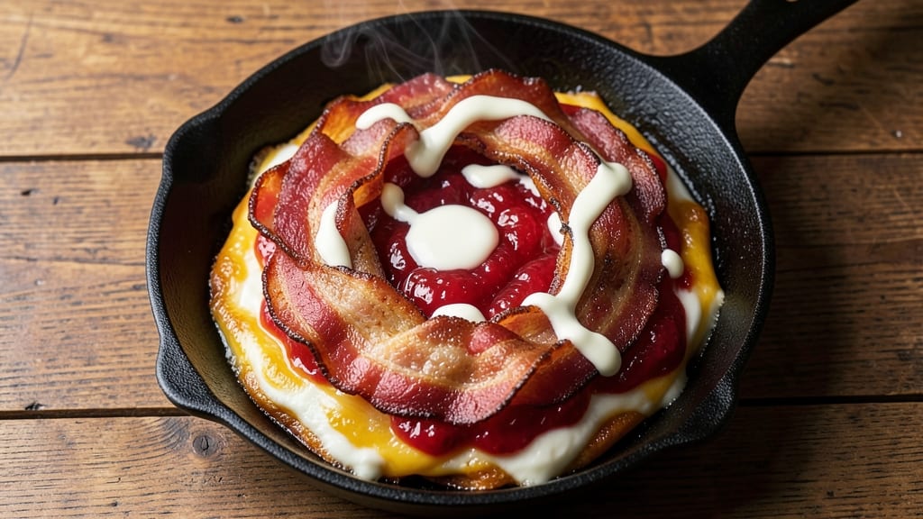Bacon Cheese Rings With Strawberry Preserves Recipe: Sweet-Savory Breakfast Bites