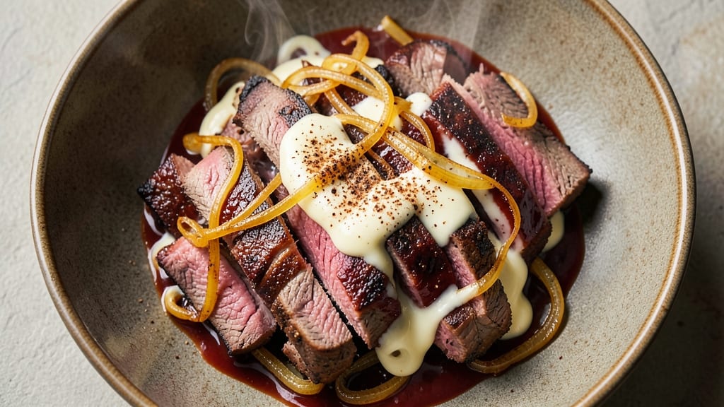 Brisket Philly Cheese Steak Recipe: Smoky-Spiced Beef Sandwich Magic
