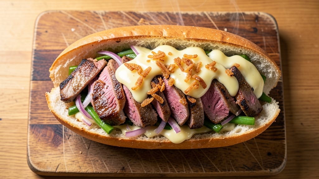 Charley's Philly Cheese Steak Recipe: Sizzling Steak and Cheese Sandwich Magic