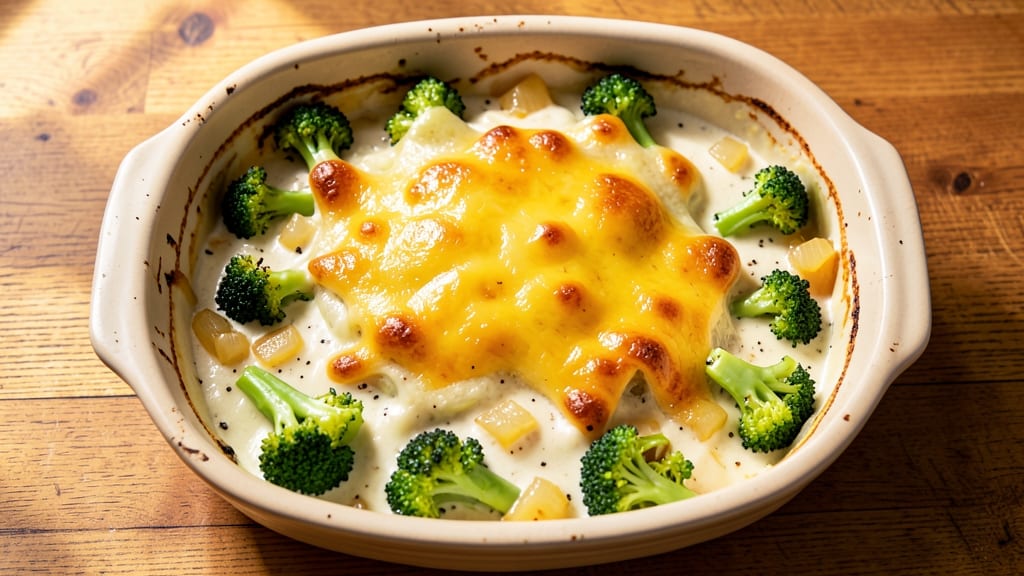 Cheddars Broccoli Cheese Casserole Copycat Recipe: Melty Cheese Rivers With Crispy Herb Crust