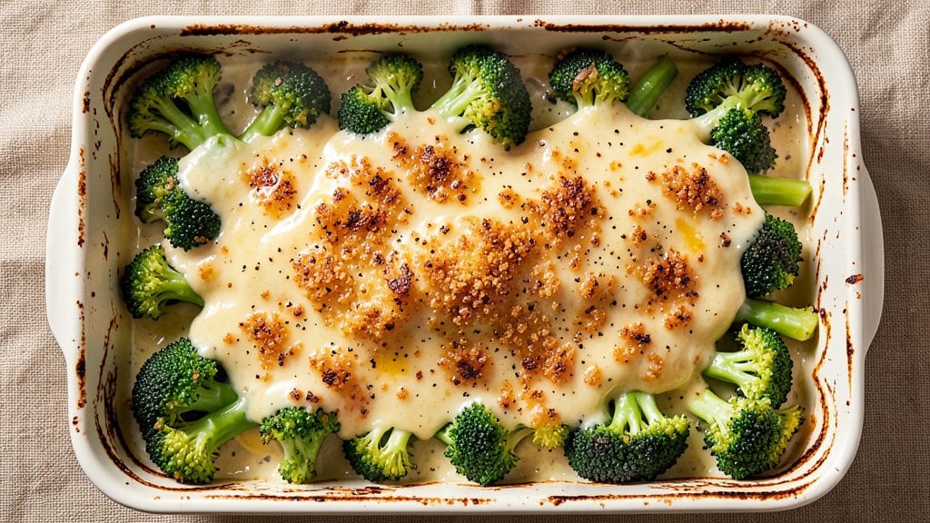 Cheddars Restaurant Broccoli Cheese Casserole Copycat Recipe: Layered Crispy-Creamy Contrast