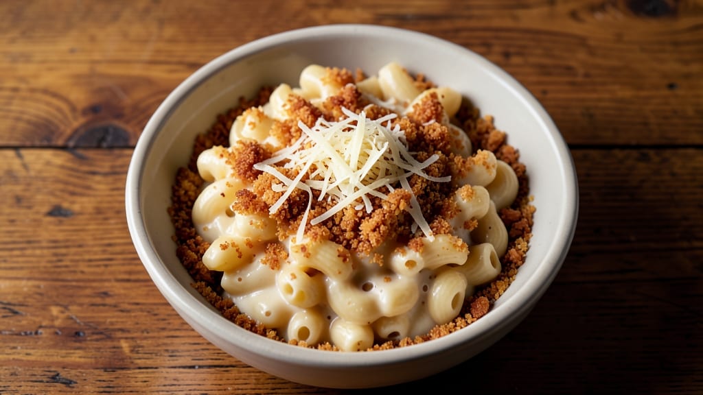 Chilis Copycat Mac and Cheese Recipe: Buttery Breadcrumb Crown Over Gooey Pull-Apart Cheese