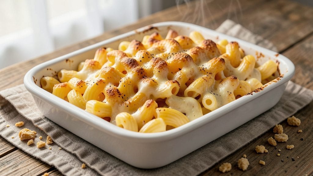 Copycat KFC Mac and Cheese Recipe: Crispy Breadcrumb Crown Over Ultra-Creamy Pull-Apart Magic