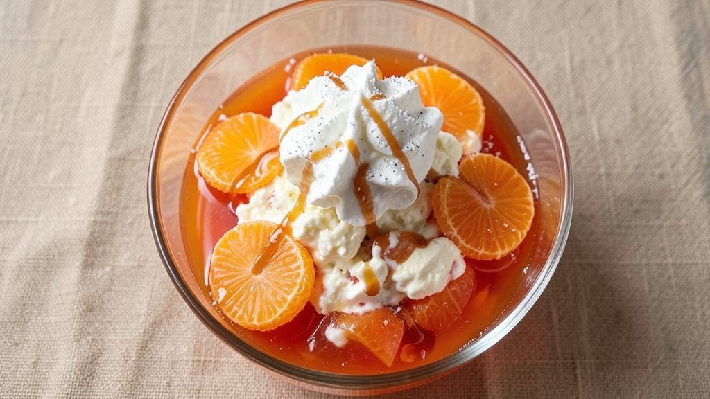 Cottage Cheese, Orange Jello, and Mandarin Oranges Recipe: Bright Citrus Dessert in 15 Minutes