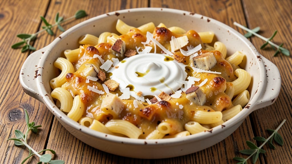 Mac And Cheese Recipe: Baked-to-Golden Perfection With Crispy Potato Topping