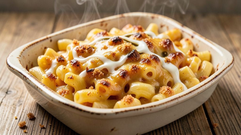 Old Fashioned Baked Mac And Cheese Recipe: Crispy Crust, Gooey Pull-Apart Magic