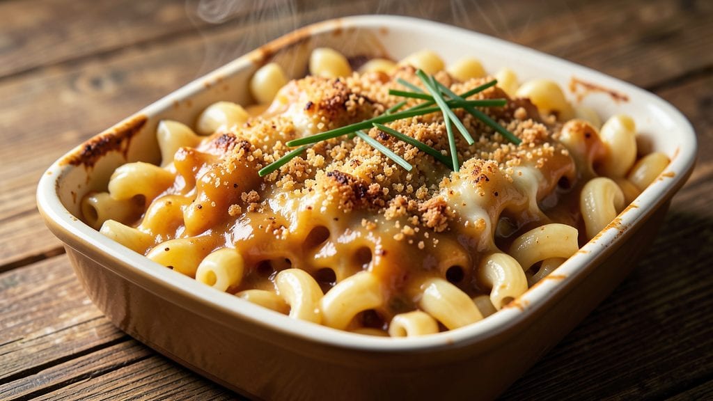 Paula Deen's Baked Mac and Cheese Recipe: Crispy Breadcrumb Crown Over Ultra Creamy Swirls