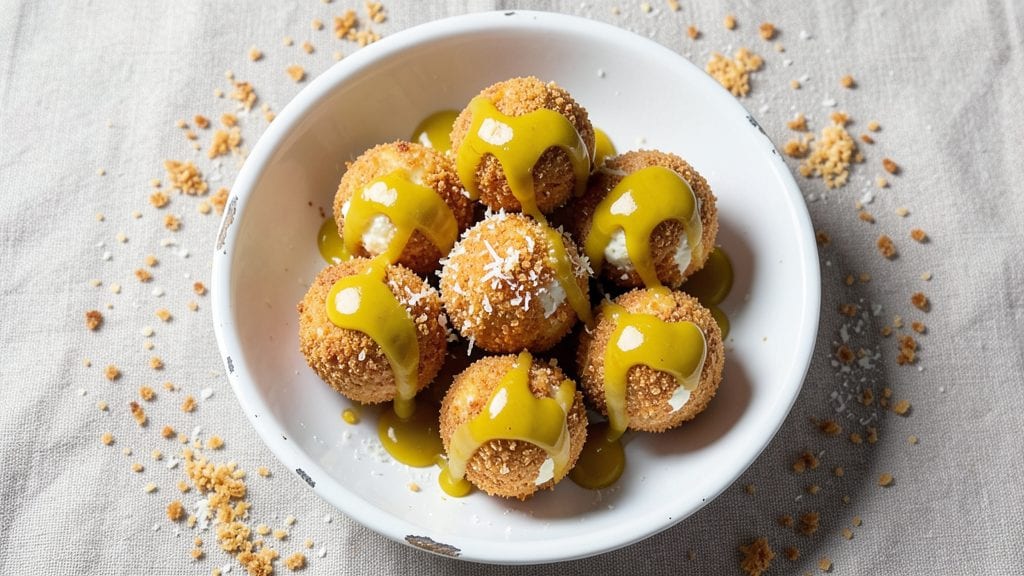 Philadelphia Cheese Balls Recipe: Crispy Breadcrumb Shell With Gooey Pull-Apart Centers