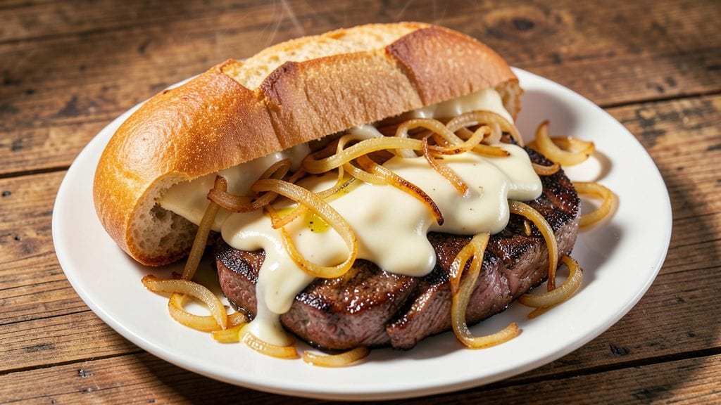 Philadelphia Cheese Steaks Recipe: Crispy-Skillet Seared with Whiz Classic Twist