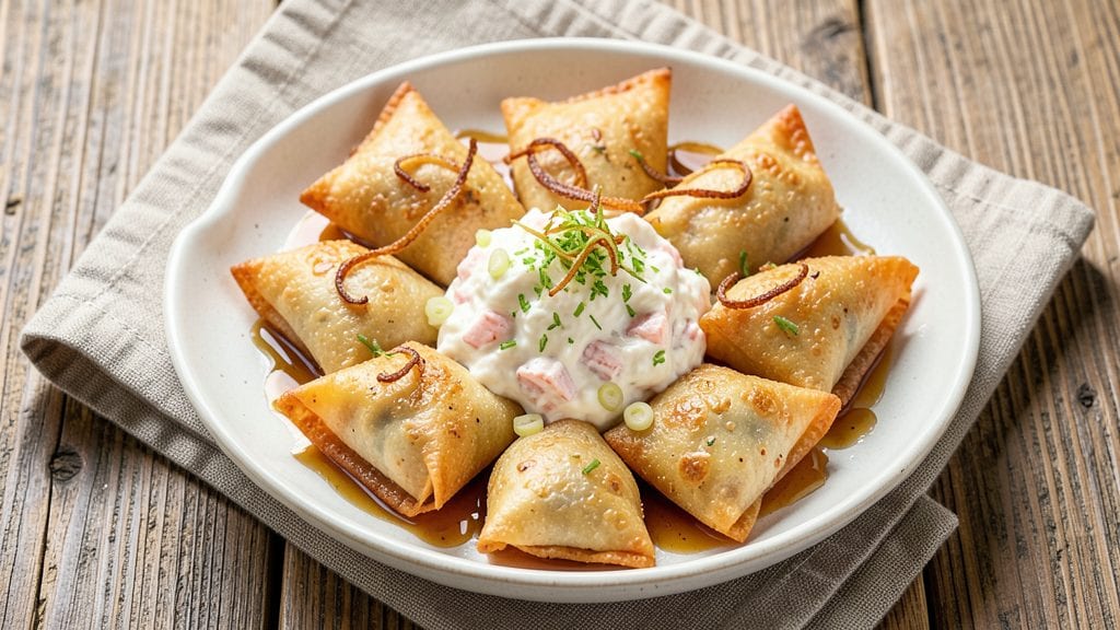 Philadelphia Cream Cheese Crab Rangoon Recipe: Crispy Wonton Shells With Gooey Crab-Filled Centers
