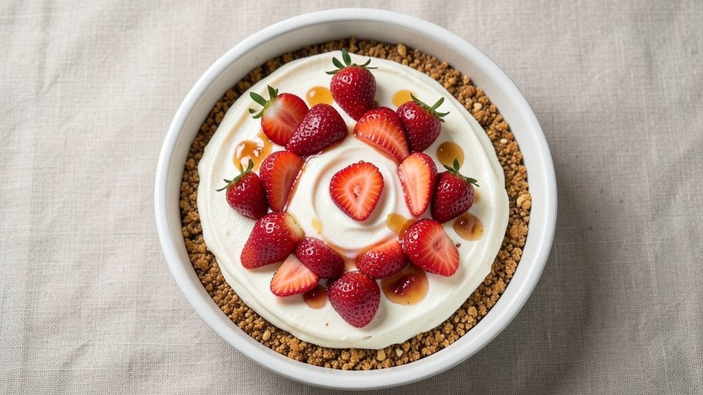 Philadelphia Cream Cheese No-Bake Strawberry Cheesecake Recipe: Firm Yet Silky Layers Without Oven Stress