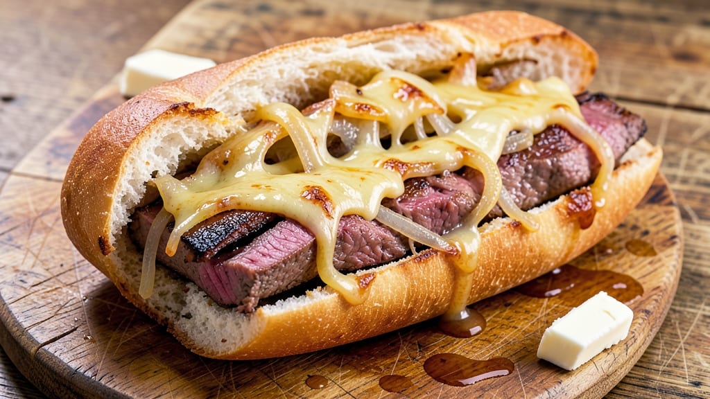 Philly Cheese Steak Recipe: Thin-Sliced, Melted Cheese Magic