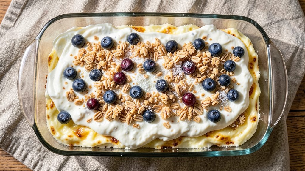 Weight Watchers Blueberry Cottage Cheese Breakfast Bake Recipe: Crispy Top, Juicy Blueberry Bursts